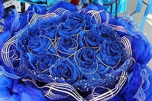 10朵蓝色妖姬代表什么意思，十全十美与天长地久
